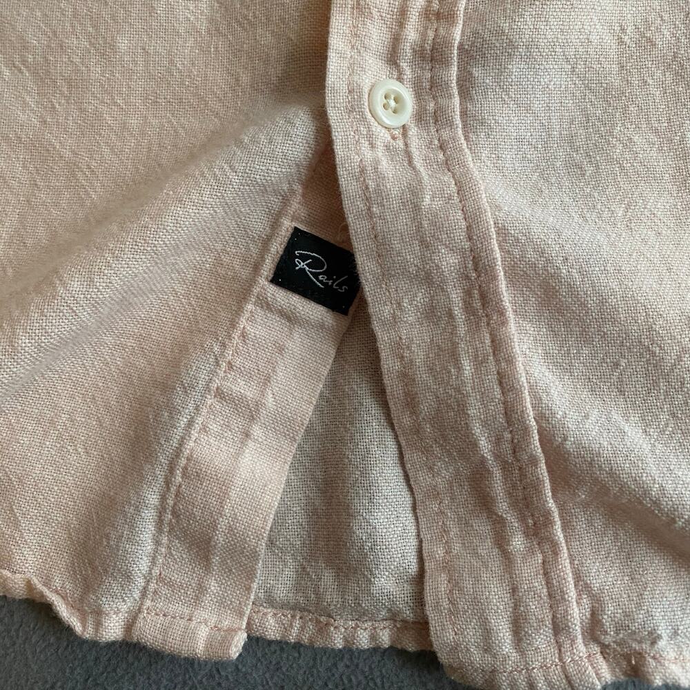 Rails Fairfax Button Down Short Sleeve Shirt Mens… - image 6